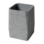 ALFI brand ABCO1045 12" x 8" Concrete Gray Matte Waste Bin for Bathrooms