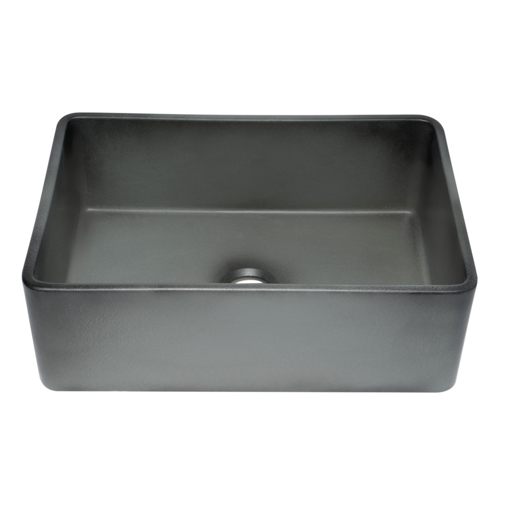 ALFI brand 30 inch Reversible Single Fireclay Farmhouse Kitchen Sink