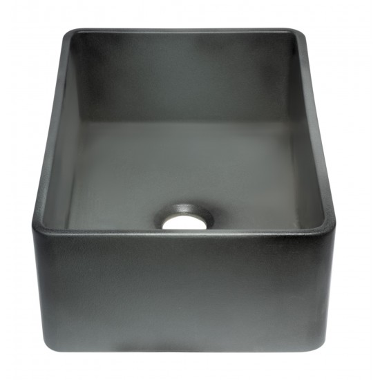 ALFI brand 30 inch Reversible Single Fireclay Farmhouse Kitchen Sink