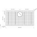 ALFI brand ABGR3322 Stainless Steel Grid for AB3322DI and AB3322UM