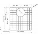 ALFI brand ABGR3420 Stainless Steel Grid for AB3420DI and AB3420UM