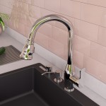 ALFI brand Polished Chrome Traditional Gooseneck Pull Down Kitchen Faucet