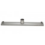 ALFI brand 24" Long Modern Stainless Steel Linear Shower Drain with Groove Holes