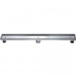 ALFI brand ABLD32A 32" Modern Stainless Steel Linear Shower Drain w/o Cover