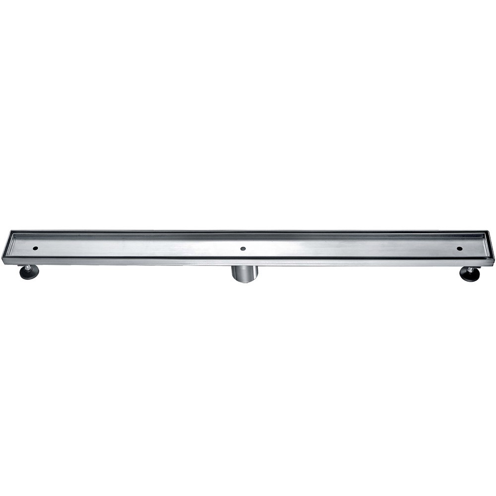 ALFI brand ABLD36A 36" Modern Stainless Steel Linear Shower Drain w/o Cover