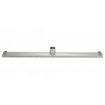 ALFI brand 36" Modern Brushed Linear Shower Drain with Solid Cover