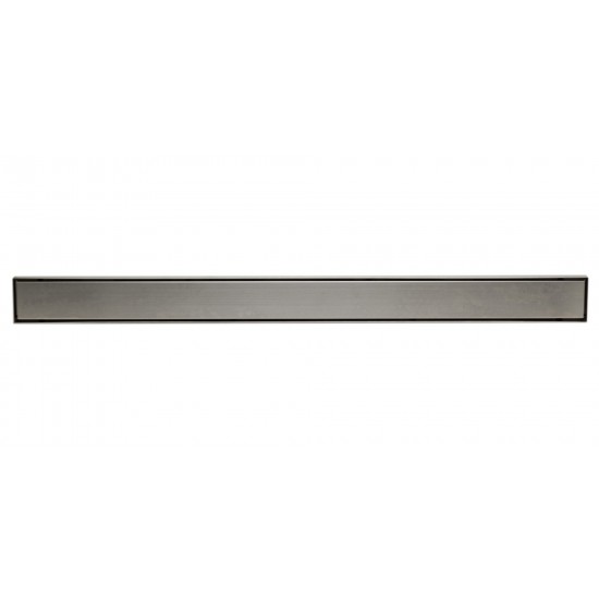 ALFI brand 36" Modern Brushed Linear Shower Drain with Solid Cover