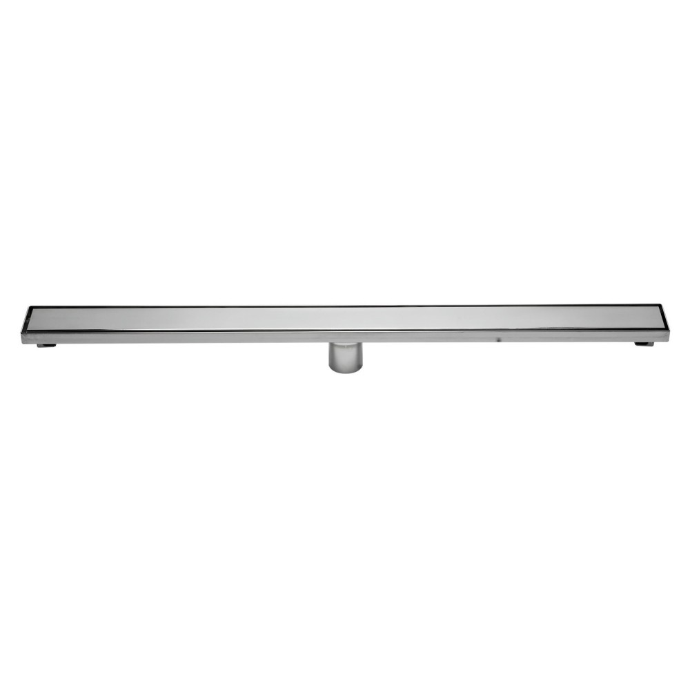 ALFI brand 36" Modern Polished Linear Shower Drain with Solid Cover