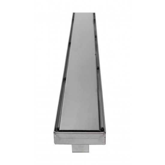 ALFI brand 36" Modern Polished Linear Shower Drain with Solid Cover