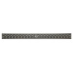 ALFI brand 36" Modern Stainless Steel Linear Shower Drain with Groove Holes