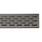 ALFI brand 36" Modern Stainless Steel Linear Shower Drain with Groove Holes