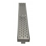 ALFI brand 36" Modern Stainless Steel Linear Shower Drain with Groove Holes