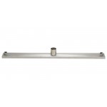 ALFI brand 36" Modern Stainless Steel Linear Shower Drain with Groove Lines