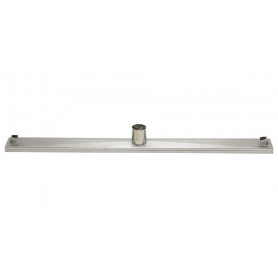 ALFI brand 36" Modern Stainless Steel Linear Shower Drain with Groove Lines