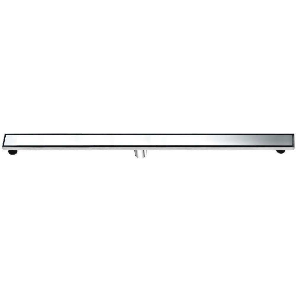 ALFI brand 47" Polished Stainless Steel Linear Shower Drain with Solid Cover