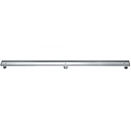 ALFI brand ABLD59A 59" Stainless Steel Linear Shower Drain with No Cover