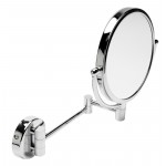 ALFI brand ABM8WR-PC 8" Round Wall Mounted 5x Magnify Cosmetic Mirror