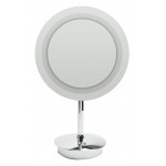 ALFI brand Tabletop Round Cosmetic Mirror with Light