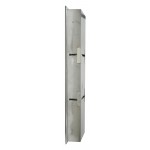 ALFI brand 8 x 36 Polished Vertical Triple Shelf Bath Shower Niche