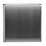 ALFI brand 12 x 12 Brushed Stainless Steel Square Single Shelf Bath Shower Niche