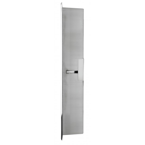 ALFI brand 12 x 24 Polished Vertical Double Shelf Bath Shower Niche