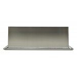 ALFI brand 24 x 12 Brushed Horizontal Single Shelf Bath Shower Niche