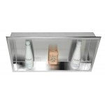 ALFI brand 24 x 12 Polished Horizontal Single Shelf Bath Shower Niche