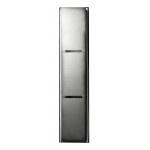 ALFI brand 8" x 36" Stainless Steel Vertical Triple Shelf Bath Shower Niche