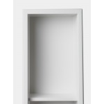 ALFI brand 8" x 36" Matte Vertical Triple Shelf Bath Shower Niche