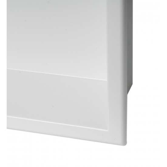 ALFI brand 24 x 12 Matte Horizontal Single Shelf Bath Shower Niche