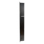 ALFI brand 8" x 36" Brushed Black PVD Vertical Triple Shelf Shower Niche