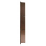 ALFI brand 8" x 36" Brushed Copper PVD Vertical Triple Shelf Shower Niche