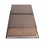 ALFI brand 12" x 24" Brushed Copper PVD Vertical Double Shelf Shower Niche