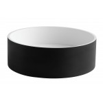 ALFI brand ABRS15RBM Black Matte 15" Round Solid Surface Resin Sink