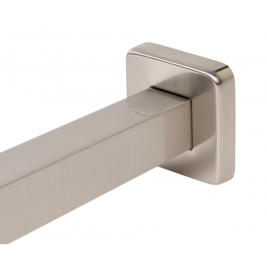 ALFI brand ABSA16S-BN Brushed Nickel 16" Square Wall Shower Arm