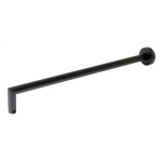 ALFI brand ABSA20R-BM Black Matte 20" Round Wall Shower Arm