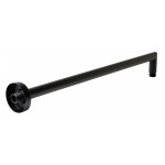 ALFI brand ABSA20R-BM Black Matte 20" Round Wall Shower Arm