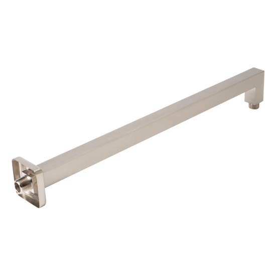 ALFI brand ABSA20S-BN Brushed Nickel 20" Square Wall Shower Arm