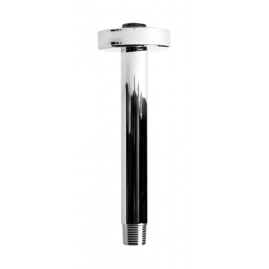 ALFI brand ABSA6R-PC Polished Chrome 6" Round Ceiling Shower Arm