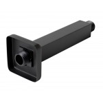 ALFI brand ABSA6S-BM Black Matte 6" Square Ceiling Shower Arm