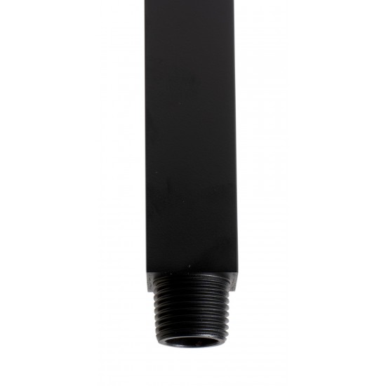 ALFI brand ABSA6S-BM Black Matte 6" Square Ceiling Shower Arm