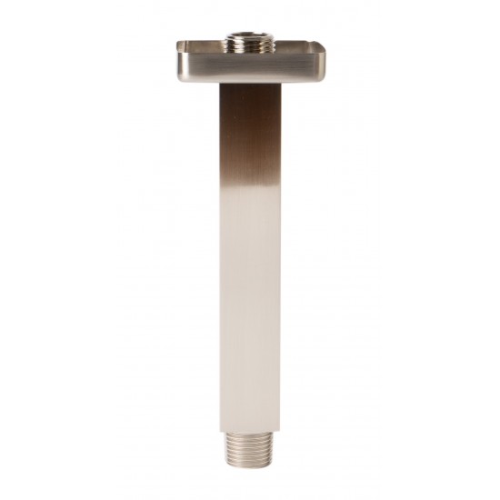 ALFI brand ABSA6S-BN Brushed Nickel 6" Square Ceiling Shower Arm