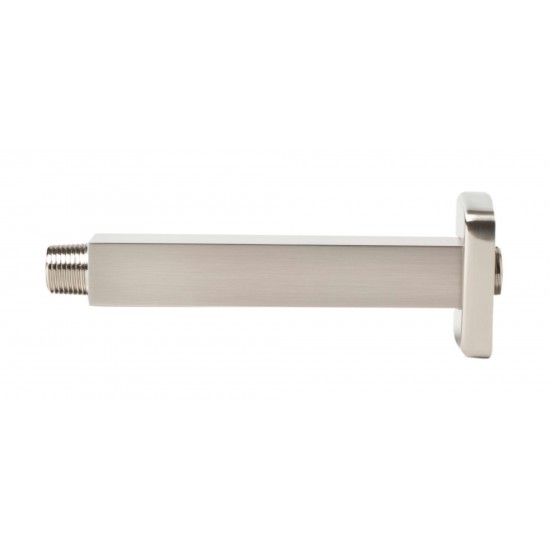 ALFI brand ABSA6S-BN Brushed Nickel 6" Square Ceiling Shower Arm