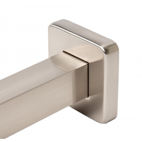 ALFI brand ABSA6S-BN Brushed Nickel 6" Square Ceiling Shower Arm