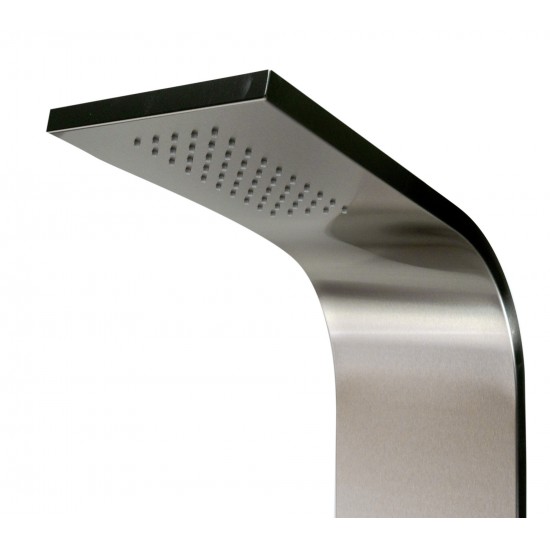 ALFI brand ABSP20 Modern Stainless Steel Shower Panel with 2 Body Sprays