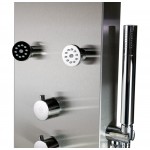 ALFI brand ABSP40 Stainless Steel Shower Panel with 6 Body Sprays