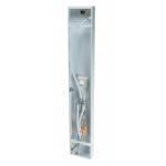 ALFI brand White Aluminum Shower Panel with 2 Body Sprays and Rain Shower Head