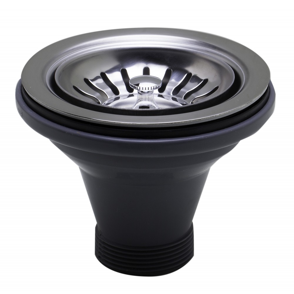 ALFI brand ABST35-PSS Polished Stainless Steel 3 1/2" Basket Strainer Drain