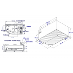 EAGO AM124ETL-L 6 ft Right Drain Corner Acrylic White Whirlpool Bathtub for Two