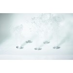 EAGO AM152ETL-5 5 ft Clear Rectangular Acrylic Whirlpool Bathtub
